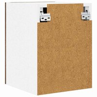 Hangkast Gerookte Eik en Wit 30 x 31 x 40 cm Bewerkt hout 8