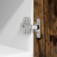 Hangkast Gerookte Eik en Wit 30 x 31 x 40 cm Bewerkt hout 9
