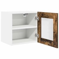 Hangkast Gerookt eiken 40 x 31 x 40 cm Bewerkt hout 5