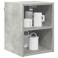 Hangkast Beton Grijs 30 x 29,5 x 40 cm Bewerkt hout 3