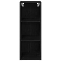 Hangkast Zwart Eiken 30 x 29,5 x 80 cm Bewerkt hout 5