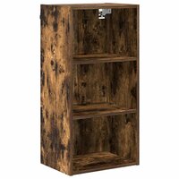 Hangkast Gerookt eiken 40 x 29,5 x 80 cm Bewerkt hout 2
