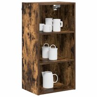 Hangkast Gerookt eiken 40 x 29,5 x 80 cm Bewerkt hout 3
