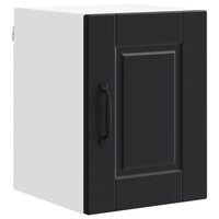 Wandkast PORTO Zwart 30 x 31 x 40 cm Bewerkt hout 2