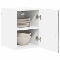 Wandkast PORTO Beton Grijs 30 x 31 x 40 cm Bewerkt hout 3
