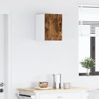 Wandkast PORTO Gerookt eiken 30 x 31 x 40 cm Bewerkt hout 4