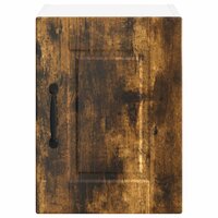 Wandkast PORTO Gerookt eiken 30 x 31 x 40 cm Bewerkt hout 6