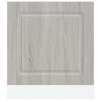 Vaatwasserpaneel Kalmar 60x1,5x57 cm bewerkt hout grijs sonoma 4