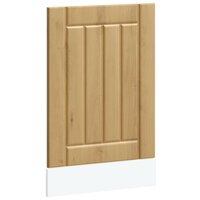 Vaatwasserpaneel Lucca bewerkt hout artisanaal eikenkleur 2