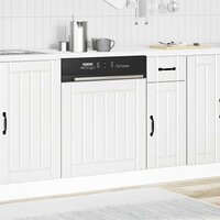 Vaatwasserpaneel Lucca bewerkt hout wit 3
