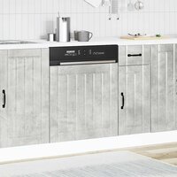 Vaatwasserpaneel Lucca bewerkt hout betongrijs 3