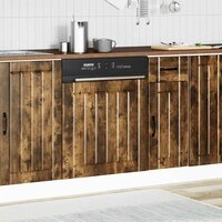 Vaatwasserpaneel Lucca bewerkt hout gerookt eikenkleurig 3