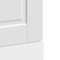Vaatwasserpaneel Porto 45x1,5x57 cm bewerkt hout wit 7