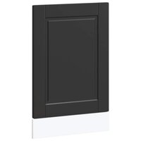 Vaatwasserpaneel Porto 45x1,5x57 cm bewerkt hout zwart 2