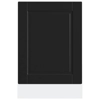 Vaatwasserpaneel Porto 45x1,5x57 cm bewerkt hout zwart 4