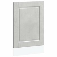 Vaatwasserpaneel Porto 45x1,5x57 cm bewerkt hout betongrijs 2