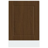 Vaatwasserpaneel Porto 45x1,5x57 cm bewerkt hout bruin eikenkleur 4