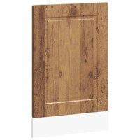 Vaatwasserpaneel Porto 45x1,5x57 cm bewerkt hout oud houtkleurig 2