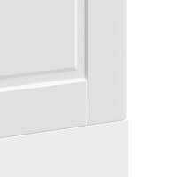 Vaatwasserpaneel Porto 60x1,5x57 cm bewerkt hout wit 7