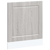 Vaatwasserpaneel Porto 60x1,5x57cm bewerkt hout grijs sonoma eiken 2
