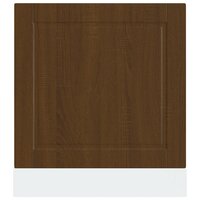 Vaatwasserpaneel Porto 60x1,5x57 cm bewerkt hout bruin eikenkleur 4