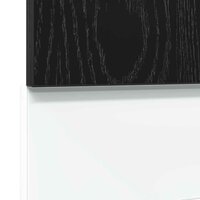 Vaatwasserpaneel Lyon 45x1,5x67 cm bewerkt hout zwart eiken 7