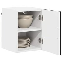 Vaatwasserpaneel Kalmar Zwart 30 x 31 x 40 cm Bewerkt hout 3