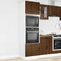 Ovenkasten 2 st Kalmar bewerkt hout bruin eikenkleur 3