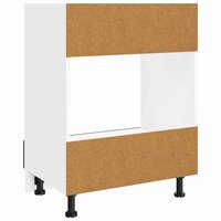 Ovenkast LUCCA Zwart eiken 60 x 46 x 81,5 cm Bewerkt hout 6