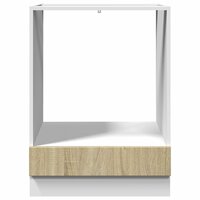 Ovenkast 60x46x81,5 cm spaanplaat sonoma eikenkleurig 5