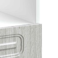 Ovenkast Kalmar bewerkt hout grijs sonoma eiken 8