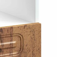 Ovenkast Kalmar bewerkt hout oud houtkleurig 8