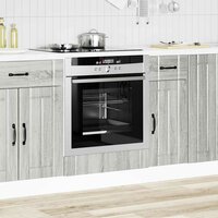 Ovenkast Lucca bewerkt hout grijs sonoma eiken 3