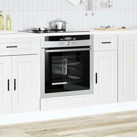 Ovenkast &amp;quot;Porto&amp;quot; bewerkt hout wit 3