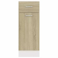 Onderkast met lade Lyon 30x46x81,5 cm bewerkt hout sonoma eiken 7