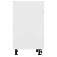 Onderkast met lade Lyon 40x46x81,5 cm bewerkt hout wit 9
