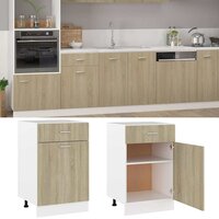 Onderkast met lade Lyon 50x46x81,5 cm sonoma eikenkleur 2