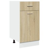 Onderkast met lade Lyon 40x46x81,5 cm bewerkt hout sonoma eikenkleurig 2