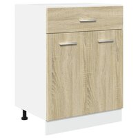Onderkast met lade Lyon 60x46x81,5 cm bewerkt hout sonoma eikenkleurig 2