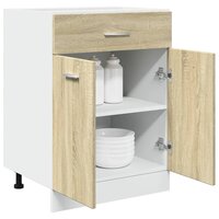 Onderkast met lade Lyon 60x46x81,5 cm bewerkt hout sonoma eikenkleurig 4