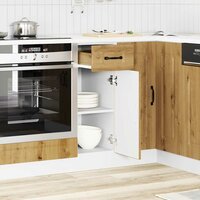 Onderkast Kalmar bewerkt hout artisanaal eikenkleur 3
