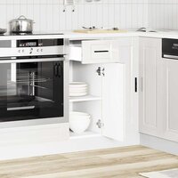 Onderkast &amp;quot;Porto&amp;quot; bewerkt hout hoogglans wit 3