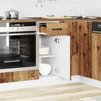 Onderkast &amp;quot;Porto&amp;quot; bewerkt hout oud houtkleurig 3