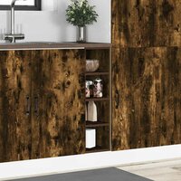 Onderkast Riga 20x44,5x81,5 cm bewerkt hout gerookt eikenkleurig 3