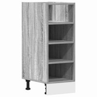 Onderkast Riga 30x44,5x81,5cm bewerkt hout grijs sonoma eikenkleurig 2
