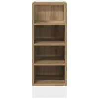 Onderkast Riga 30x44,5x81,5 cm bewerkt hout artisanaal eikenkleur 4