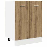Onderkast Lyon 60x46x81,5 cm bewerkt hout artisanaal eikenkleur 2