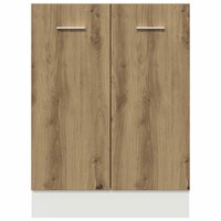 Onderkast Lyon 60x46x81,5 cm bewerkt hout artisanaal eikenkleur 5