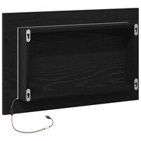 Onderkast zwart eik 60x46x81,5 cm bewerkt hout 8