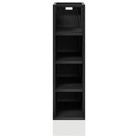 Keukenonderkast Zwart eiken 20 x 44,5 x 81,5 cm Bewerkt hout 5